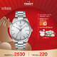 天梭（TISSOT）手表 PR100系列男表 瑞士石英男士鋼帶腕表商務(wù)表新年禮物