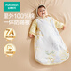 全棉時(shí)代秋冬新款嬰兒睡袋純棉加厚款抗菌針織立體睡袋兒童防踢被 【100%全棉芯 7A抗菌】環(huán)游大地圖 加厚 | 適用10-15℃ 100碼推薦身高【95-105cm】