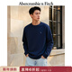 Abercrombie & Fitch【棉質(zhì)貼身】經(jīng)典小麋鹿圖案美式圓領(lǐng)T恤25秋冬男裝124-5565 海軍藍 S (175/92A) 尺碼偏大，建議小一碼
