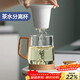 尚言坊茶杯茶水分離杯個(gè)人專(zhuān)用茶杯高檔辦公室花茶杯子玻璃泡茶杯喝茶杯