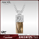 AWNL 【馬思唯同款】荷魯斯之眼項鏈男吊墜輕奢飾品送男友新年禮物 圖畫(huà)石項鏈-鈦鋼鏈款 項鏈單款 鏈長(cháng)61.5cm