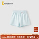 童泰（TONGTAI）女寶寶短褲夏季嬰兒褲子女童薄款安全褲兒童外出提花打底褲 藍色 110 （不可開(kāi)襠）