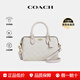 蔻馳（COACH）新款女包ROWAN18經(jīng)典老花迷你mini波士頓包單肩手提斜挎包枕頭包 CW329IMXU5