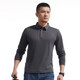 龍牙2026新款隱夏COOLMAX速干長(zhǎng)袖POLO領(lǐng)通勤商務(wù)休閑運(yùn)動(dòng)戶外翻領(lǐng) 諜影灰 XL (180/104B) 170-185斤