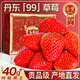 靜羽丹東草莓99紅顏奶油水果【順豐/JD空運-多地次日達】新鮮年貨禮盒 3斤精選大果 單果20-30g