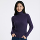 嘉茜夢(mèng)【鸚鵡梨嚴選】點(diǎn)子紗羊毛衫女高領(lǐng)毛衣打底衫針織衫新年26款6610 柏林紫 M 身高【155-160】