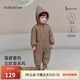 babylove【清倉】嬰幼兒夾棉連體衣冬季保暖哈衣爬服男女寶寶連帽外出服