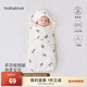 babylove【清倉】【紡軟織柔】新生兒抱被純棉襁褓包被嬰兒抱毯春秋包單 松影搖曳 90*90cm