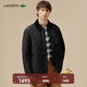 LACOSTE法國鱷魚(yú)男裝秋冬簡(jiǎn)約舒適保暖翻領(lǐng)夾克短款棉服外套男|BH6816 031/黑色 M 50/175