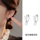 沄汧蝴蝶耳釘耳環(huán)耳飾女生生日禮物輕奢小眾2025新款耳墜耳圈首飾飾品 鋯石蝴蝶耳環(huán)一對