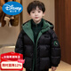 迪士尼羽絨服男童棉服羽絨棉服冬季2026新款中大童童裝加厚保暖外套大童 棉衣款黑色(高品質(zhì)加厚款) 150 cm (建議身高140-150cm)