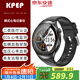 KPEP【醫療認證】血壓血糖血脂尿酸ECG心電心率血氧睡眠遠程關(guān)愛(ài)離線(xiàn)支付NFC藍牙通話(huà)智能健康手表 【旗艦版】GJ-SH-03黑色
