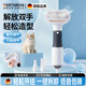 GERTHRON德國高端寵物吹風(fēng)機拉毛一體速干比熊泰迪蓬松梳毛器貓咪狗狗洗澡 【藏青色】強風(fēng)速干+雙重過(guò)熱保護 官方標配（含梳頭+聚風(fēng)嘴）