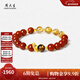 周大生【新年禮物】黃金鑲玉黃水晶虎眼石手串女木變石騏驥紅瑪瑙手鏈 扭轉乾坤手串（約0.65g）