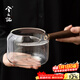 兮元記玻璃月牙公道杯大容量帶過(guò)濾茶海分茶器耐高溫側把電陶爐煮茶壺 玻璃側把月牙公杯