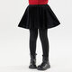 小豬彼特女童冬裝套裝兒童超好看中大童新年洋氣時(shí)髦紅色毛衣冬季加絨裙褲 2166黑色【加絨】 120 cm