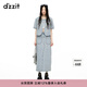 DZZIT【愛(ài)心老花】地素短外套夏季提花工藝牛仔上衣女 藍色(外套) M