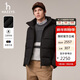 哈吉斯（HAZZYS）男裝 冬款男士外套PHIZ系列【三防/鵝絨】面包服蓬松保暖羽絨服男