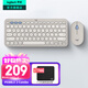 羅技（Logitech）PEBBLE 2 COMBO無(wú)線(xiàn)鍵鼠套裝（似K380+PEBBLE藍牙套裝）藍牙辦公鍵盤(pán)靜音鼠標鵝卵石Mac ipad鍵盤(pán) 2.4G+藍牙無(wú)線(xiàn)套裝【煙云灰】