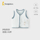 童泰（TONGTAI）嬰兒馬甲春秋純棉男女寶寶衣服背心坎肩馬夾上衣提花網(wǎng)眼藍色66cm