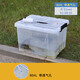 最萌戶(hù)外車(chē)載釣魚(yú)箱后備箱活魚(yú)桶大容量塑料箱海鮮水產(chǎn)養殖箱桌面魚(yú)缸 80#L透明款（長(cháng)51寬38高32cm）