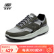斯凱奇（Skechers）休閑鞋子男秋季新款板鞋輕奢軟底跑步鞋輕質(zhì)運動(dòng)鞋 CCGY碳灰 41