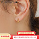 osewaya耳夾無(wú)耳洞女日系簡(jiǎn)約精致小巧淑女氣質(zhì)時(shí)尚潮耳飾高級感耳環(huán)禮物 金色