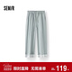 森馬（Semir）休閑褲女寬松闊腿褲顯腿長(cháng)時(shí)尚百搭2025夏季花邊褲子107425127060