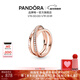 潘多拉（PANDORA）[新年禮物]恒耀三生環(huán)戒指玫瑰金色時(shí)尚交錯設計生日禮物送女友 聯(lián)系客服 了解尺碼 52mm