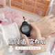 兒童手表女孩小學(xué)生初中高顏值ins夜光防摔女童8到18歲女生電子表 黑色【韓版潮流】