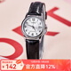 卡西歐（CASIO）手表女 時(shí)尚簡(jiǎn)約百搭女表 皮帶指針石英表 LTP-V002L-7B