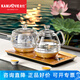 金灶（KAMJOVE）H9全自動(dòng)底部上水燒水壺茶具自動(dòng)上水電熱水壺家用玻璃電茶爐 0.8L H9（20*37cm）