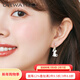 osewaya耳夾無(wú)耳洞日系甜美和風(fēng)清新超仙唯美氣質(zhì)貓咪櫻花不對稱(chēng)女耳飾 金色耳釘