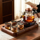 憶壺茶（YIHUTEA）玻璃煮茶壺2025新款電陶爐套裝家用多功能燒水養生壺大容量茶具 【升級加大茶盤(pán)】煙灰壺7件套