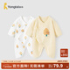 童泰嬰兒連體衣新生兒衣服四季0-6月初生寶寶哈衣爬服純棉內衣2件裝 黃白小樹(shù)（四季款） 59cm (建議1-3個(gè)月身高55-60cm)