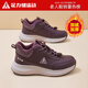 足力健老人鞋女鞋冬季棉鞋加絨保暖媽媽鞋中老年防寒鞋子女9203 絳紫 40
