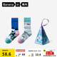 蕉內（Bananain）銀皮520C情侶圣誕襪子女士7A抗菌防臭秋冬長(cháng)絨棉長(cháng)筒禮物盒2雙裝
