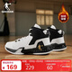 喬丹男鞋籃球鞋高幫皮面秋冬加絨保暖減震耐磨運動(dòng)鞋