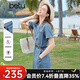 百圖betu女裝2025夏季新款連衣裙配腰帶棉感潮流牛仔裙子女2503D03 牛仔色 S