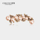 奢蔻（Cercoo）七夕情人節(jié)禮物復(fù)古禮贊巴洛克珍珠發(fā)夾水鉆頂夾發(fā)卡高級感送女友