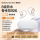 吾酷B3掛耳式骨傳導藍牙耳機8級防水HiFi音質(zhì)長(cháng)續航高品質(zhì)運動(dòng)健身徒步騎行專(zhuān)用無(wú)感佩戴超薄便攜耳機 破曉白 頂配版【藍牙6.0+8級防水+HiFi環(huán)繞音】