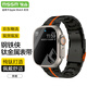 MSSM【純鈦】適用蘋(píng)果手表表帶ultra3/2鋼鐵俠apple iwatch S11/10/9/SE3鈦金屬男表帶黑橙44/45/46/49
