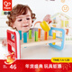 Hape木質(zhì)玩具  堆堆樂(lè )木制敲打臺敲棒臺幼兒園早教玩具1-3歲男孩女孩 E0506 彩虹敲敲臺