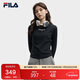 FILA斐樂(lè )官方女針織長(cháng)袖T恤2025秋簡(jiǎn)約修身彈性百搭顯瘦圓領(lǐng)上衣