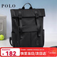 POLO雙肩包女休閑通勤15.6英寸電腦包大學(xué)生書(shū)包女旅行背包生日禮物