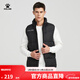 卡爾美（KELME）秋冬運動(dòng)棉衣男足球訓練棉馬甲休閑保暖防寒背心棉服棉襖 黑色 XL
