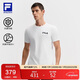 FILA斐樂(lè )官方男士短袖t恤2025年夏季圓領(lǐng)防曬抗菌OPTIMA-COTTON功能T