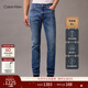 Calvin KleinJeans25春秋男士美式潮流休閑通勤ck修身藍色洗水顯瘦微彈牛仔褲