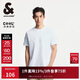 杰克·瓊斯（JACK&JONES） 夏季時(shí)尚潮直筒版型羅紋圓領(lǐng)字母裝飾上衣短袖T恤男裝225201072