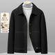 雪中飛（SNOWFLYING）【綿羊毛毛呢大衣】商務(wù)休閑秋冬羊毛夾克男翻領(lǐng)保暖舒適大衣外套